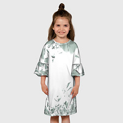 Платье клеш для девочки Разбитое стекло, цвет: 3D-принт — фото 2