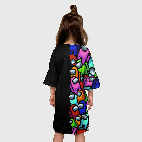 Детское платье Among us / 3D-принт – фото 4