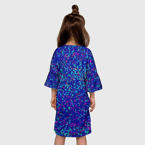 Детское платье Among Us Конфетти / 3D-принт – фото 4