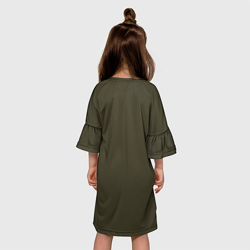 Детское платье Лиса в лесу / 3D-принт – фото 4