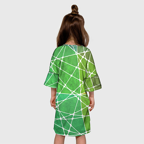 Детское платье Абстракция камень / 3D-принт – фото 4