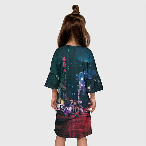 Детское платье Cyberpunk 2077 / 3D-принт – фото 4