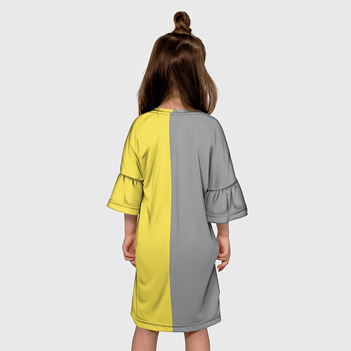 Детское платье Ultimate Grey X Illuminating / 3D-принт – фото 4