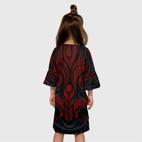 Детское платье SAMURAI LVL UP / 3D-принт – фото 4