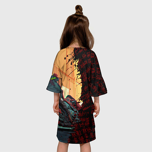 Детское платье Киберпанк / 3D-принт – фото 4