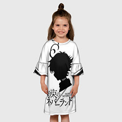 Платье клеш для девочки Обещанный Неверленд - Эмма, цвет: 3D-принт — фото 2