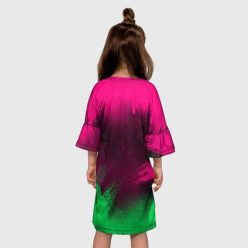 Детское платье CS GO NEON REVOLUTION v2 / 3D-принт – фото 4