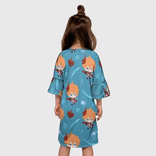 Детское платье Чиби Чайльд / 3D-принт – фото 4