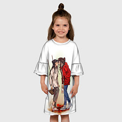 Платье клеш для девочки Благословление небожителей Tia, цвет: 3D-принт — фото 2