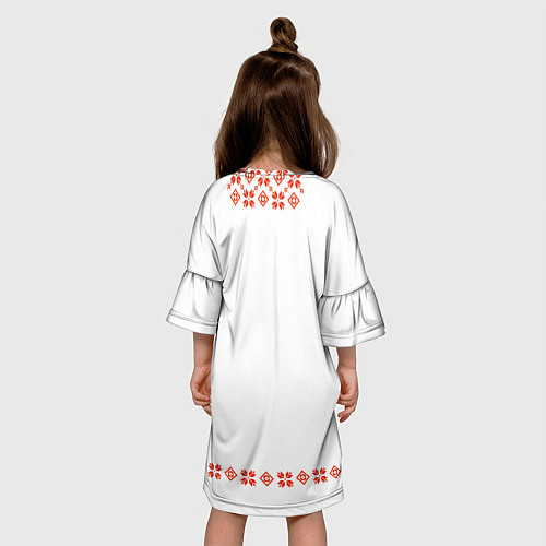 Детское платье Белорусская вышиванка / 3D-принт – фото 4