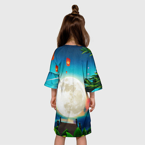 Детское платье Обещанный Неверленд / 3D-принт – фото 4