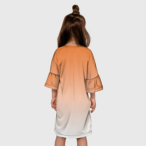 Детское платье Лис и лисенок / 3D-принт – фото 4