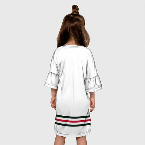 Детское платье Чикаго Блэкхокс Форма1 / 3D-принт – фото 4