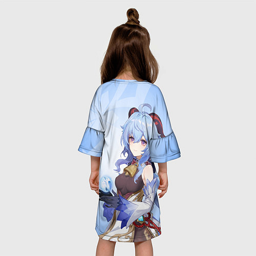 Детское платье GENSHIN IMPACT, ГАНЬ ЮЙ / 3D-принт – фото 4
