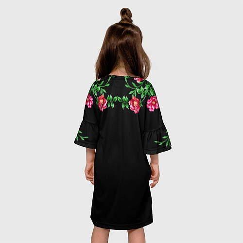 Детское платье Цветы / 3D-принт – фото 4