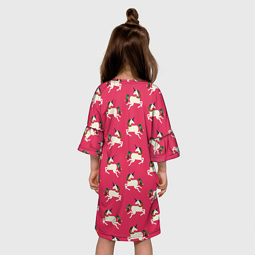 Детское платье Единорожки / 3D-принт – фото 4