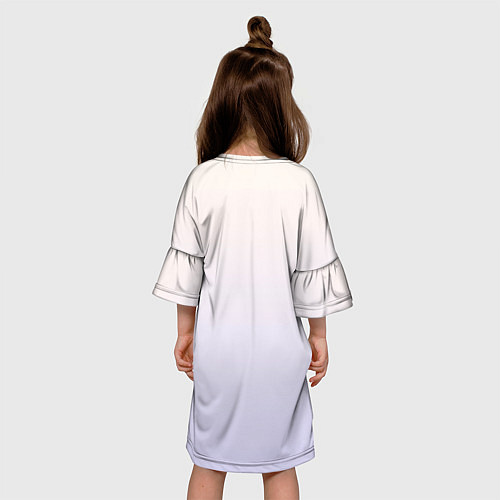 Детское платье Малышка с пушистиком / 3D-принт – фото 4