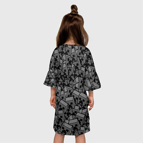 Детское платье МАЙНКРАФТ MINECRAFT / 3D-принт – фото 4