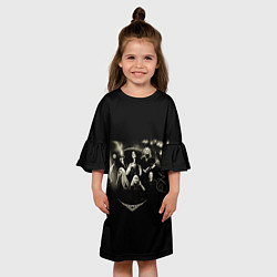 Платье клеш для девочки Nightwish Art, цвет: 3D-принт — фото 2