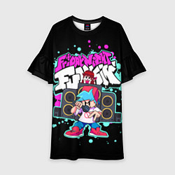 Платье клеш для девочки Friday Night Funkin, цвет: 3D-принт