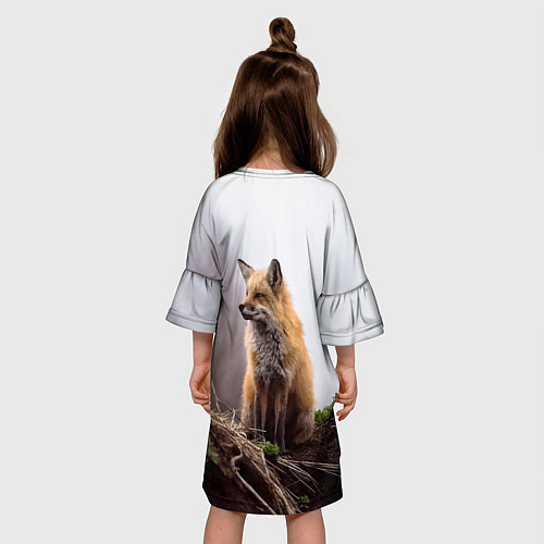 Детское платье Лиса / 3D-принт – фото 4
