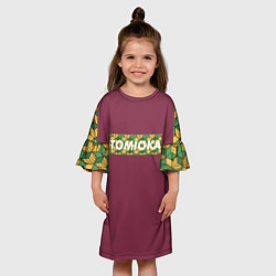 Платье клеш для девочки ТОМИОКА TOMIOKA, цвет: 3D-принт — фото 2