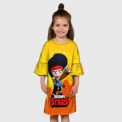 Платье клеш для девочки Мстительница Биби BIBILANTE, цвет: 3D-принт — фото 2