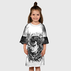 Платье клеш для девочки BERSERK БЕРСЕРК, цвет: 3D-принт — фото 2