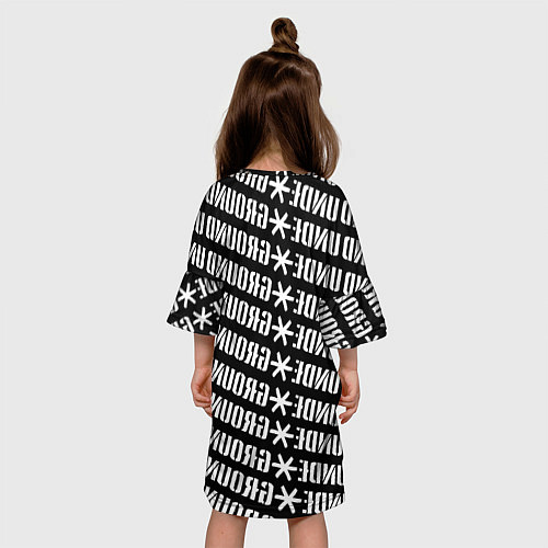 Детское платье UNDERGROUND / 3D-принт – фото 4