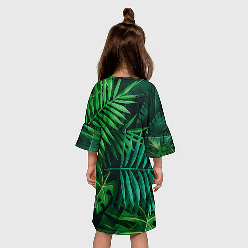 Детское платье Сочные тропики / 3D-принт – фото 4