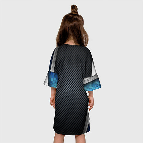 Детское платье Хромированная 3D броня / 3D-принт – фото 4