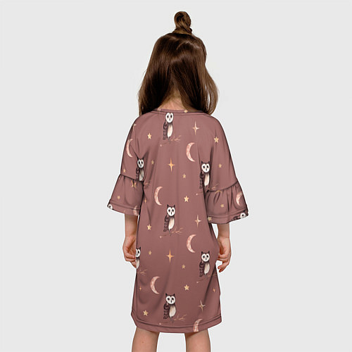 Детское платье Сова / 3D-принт – фото 4