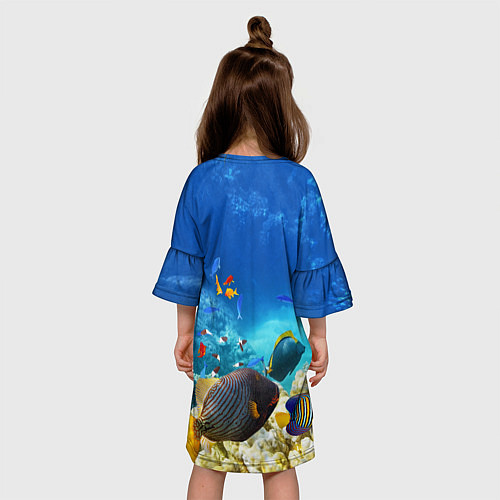 Детское платье Морской мир / 3D-принт – фото 4