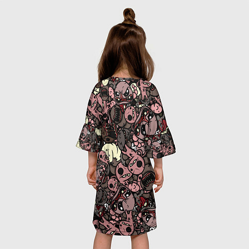 Детское платье Binding of Isaac Stickerbomb / 3D-принт – фото 4