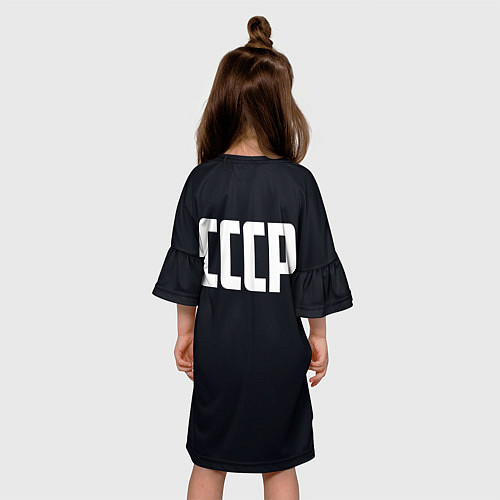 Детское платье СССР ГАГАРИН / 3D-принт – фото 4