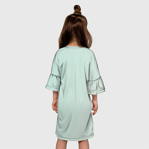 Детское платье Чимин в цветах / 3D-принт – фото 4