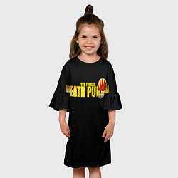 Платье клеш для девочки FFDP Five Finger Death Punch, цвет: 3D-принт — фото 2
