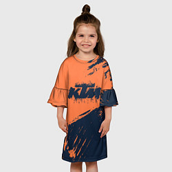 Платье клеш для девочки KTM ГРАНЖ Z, цвет: 3D-принт — фото 2