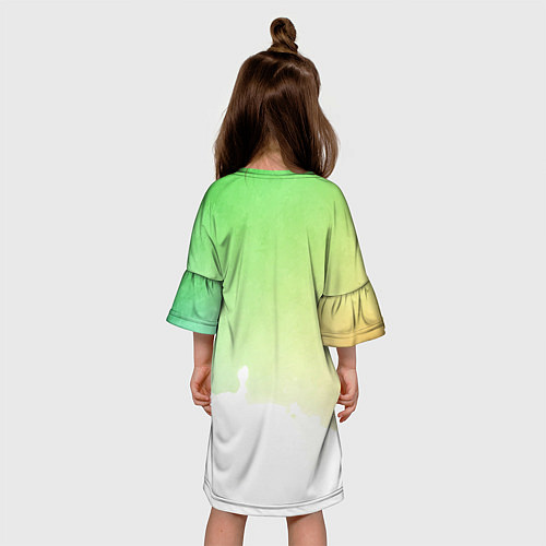 Детское платье Пришелец на пляже / 3D-принт – фото 4