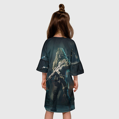 Детское платье BATTLEFIELD 2042 Батлфилд / 3D-принт – фото 4