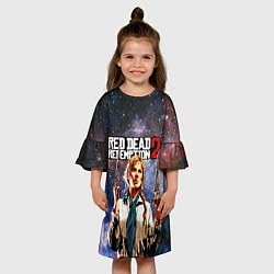 Платье клеш для девочки Девушка дикого запада RDR, цвет: 3D-принт — фото 2