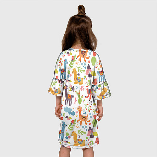 Детское платье Ламы / 3D-принт – фото 4
