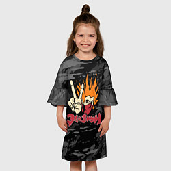 Платье клеш для девочки Группа Элизиум, цвет: 3D-принт — фото 2