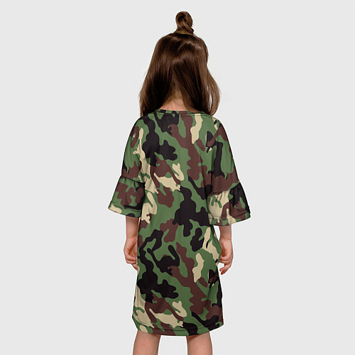 Детское платье Рыблака камуфляж / 3D-принт – фото 4
