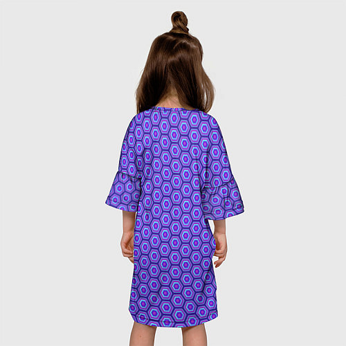 Детское платье Geometric Background / 3D-принт – фото 4