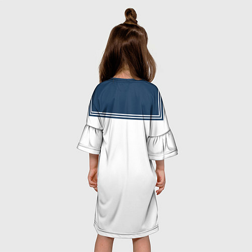Детское платье Матроска парадная ВМФ / 3D-принт – фото 4