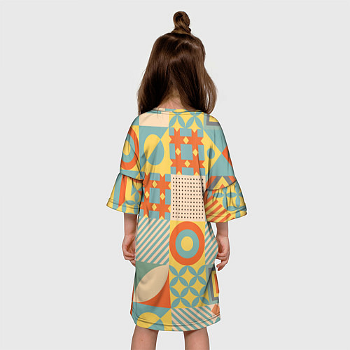 Детское платье Геометрия / 3D-принт – фото 4