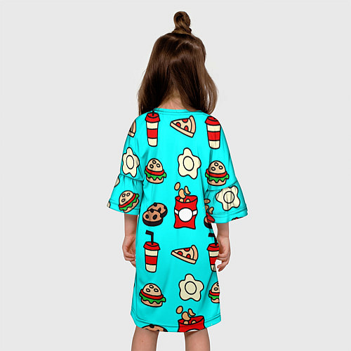 Детское платье Вкусняхи из Макдака! / 3D-принт – фото 4