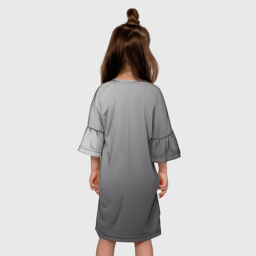 Детское платье Прокачай мозги / 3D-принт – фото 4