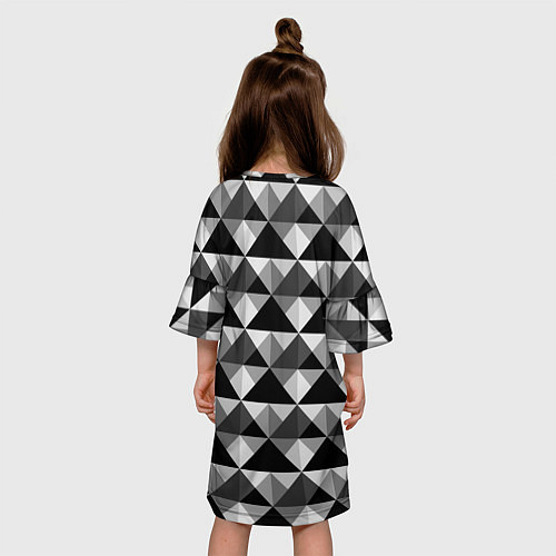 Детское платье Современный геометрический / 3D-принт – фото 4